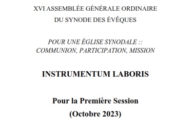 Instrumentum Laboris “Pour une Église synodale” – Texte préparatoire au Synode des évêques sur la synodalité de l’Église